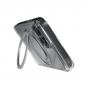 Huse iPhone 15, Husa iPhone 15 Clip-On Crystal Compatibila MagSafe, with 360 degree rotating stand, Clear, Clear - vetter.store _8