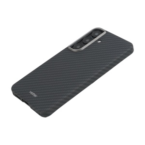 Husa Samsung Galaxy S25 Clip-On, made from Aramid Fiber, Kevlar, Compatibila MagSafe, Neagra - Img 4