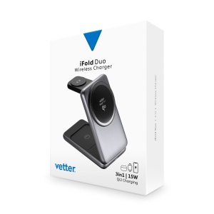 iFold Duo, Suport de Incarcare Wireless 3 în 1, Qi2, pentru Samsung Galaxy S, Galaxy Watch, Galaxy Buds sau iPhone, Apple Watch, AirPods - vetter.store_3