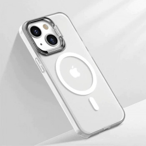 Huse iPhone 14, Husa iPhone 14 Clip-On Hybrid Compatibila MagSafe, with Metal Stand - vetter.store _1