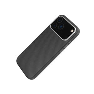 tok iPhone 17 Pro Max készülékhez, Clip-On MagSafe kompatibilis, aramidszálas, hibrid kevlár, fokozott védelem, Fekete