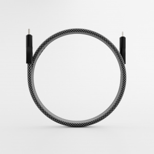 Cabluri Lightning, Cablu unTWIST, Type-C to Lightning Magnetic self-looping cable, 1m, Negru/Argintiu - vetter.store _2