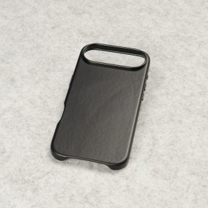 Husa pentru iPhone Air, leatherUP Class, Refined Touch, MagSafe Compatible, Black - vetter.store_1