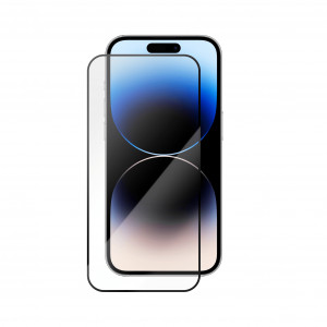 Coque pour iPhone 14 Pro, cadre complet en verre trempé Vetter GO