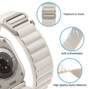 Curele Apple Watch, Curea keepON, Nylon Braided Sport Band for Apple Watch Ultra 2, Ultra 49mm - vetter.store _5