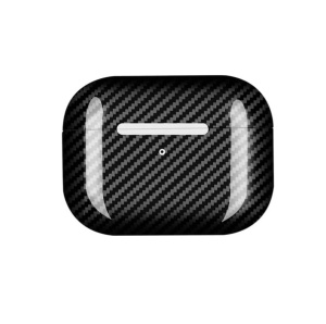 Huse AirPods, Husa AirPods Pro 2, made from Carbon, Glossy Negru - vetter.store