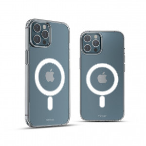 Huse iPhone 12 Pro Max, Husa iPhone 12 Pro Max, Crystal Series ,Compatibila MagSafe, Transparent - vetter.store _3