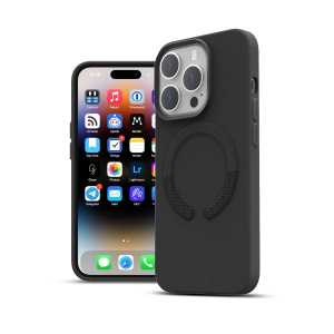 Huse iPhone 14 Pro Max, Husa iPhone 14 Pro Max Clip-On Vegan Piele, Compatibila MagSafe - vetter.store _3
