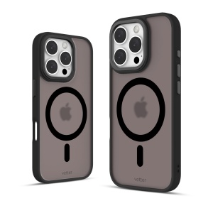 Huse iPhone 16 Pro Max, iPhone 16 Pro Max, Clip-On Hybrid, Matt, MagSafe Compatible, Negru - vetter.store _1