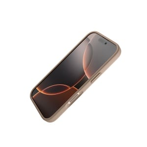 Huse iPhone 16 Pro Max, Husa iPhone 16 Pro Max, Clip-On Soft Touch Silk Series Mag Safe Compatible, Desert Titanium - vetter.store_1