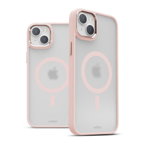 Huse iPhone 14 Plus, Husa iPhone 14 Plus Clip-On Hybrid Matt, Roz - vetter.store _2