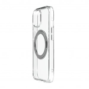 Huse iPhone 15 Plus, Husa iPhone 15 Plus Clip-On Crystal Compatibila MagSafe, with 360 degree rotating stand, Transparent - vetter.store _7