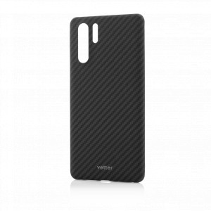 GSM outlet online, 156, Huse Huawei, Husa Huawei P30 Pro, made from Aramid Fiber, Kevlar, Negru, vetter.store
