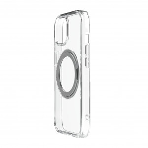 Huse iPhone 15 Plus, Husa iPhone 15 Plus Clip-On Crystal Compatibila MagSafe, with 360 degree rotating stand, Transparent - vetter.store _7