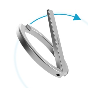 Suporti, MagStand Edge, Stand & holder for magsafe, Aluminium, Argintiu - vetter.store _6