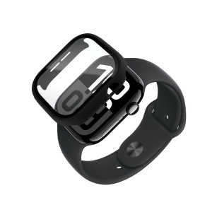 Huse Apple Watch, Protectie invisiGUARD, All round protective case for Apple Watch 10, 46mm, Black - vetter.store