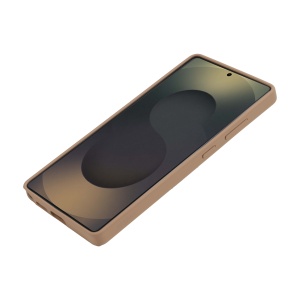 Huse Galaxy S25 Ultra, Husa Samsung Galaxy S25 Ultra Clip-On Soft Touch Silk Series Mag Safe Compatible, Titanium Brown - vetter.store_1