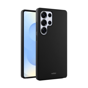 Huse Galaxy S25 Ultra, Husa Samsung Galaxy S25 Ultra Clip-On Soft Touch Silk Series Mag Safe Compatible, Negru - vetter.store