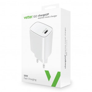Incarcatoare Retea, Incarcator de priza pentru iPhone cu Type-C Power Delivery 20W - vetter.store _1