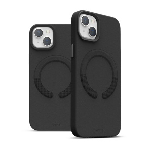 Huse iPhone 14 plus, Husa iPhone 14 Plus Clip-On Vegan Leather, Compatibila MagSafe - vetter.store _2