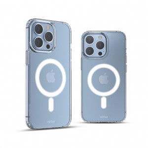Huse iPhone 13 Pro Max, Husa iPhone 13 Pro Max Crystal Series, Compatibila MagSafe, Transparent - vetter.store _3