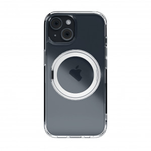 Huse iPhone 14 Plus, Husa iPhone 14 Plus Clip-On Crystal Compatibila MagSafe, with 360 degree rotating stand, Clear - vetter.store _5