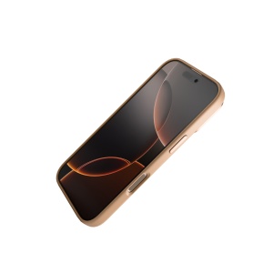 Huse iPhone 16 Pro , Husa iPhone 16 Pro, Clip-On  Silk Series with foldable stand, MagSafe Compatible, Gold Rose - vetter.store_1