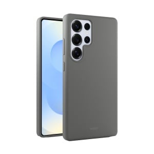 Huse Galaxy S25 Ultra, Husa Samsung Galaxy S25 Ultra Clip-On Soft Touch Silk Series Mag Safe Compatible, Titanium Grey - vetter.store