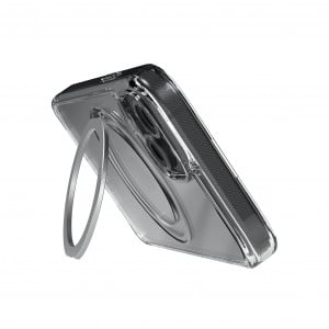 Huse iPhone 15 Plus, Husa iPhone 15 Plus Clip-On Crystal Compatibila MagSafe, with 360 degree rotating stand, Transparent - vetter.store _8