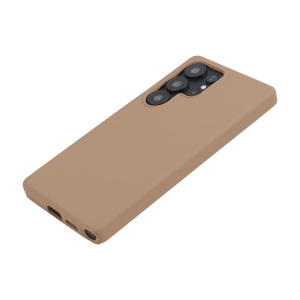 Huse Galaxy S25 Ultra, Husa Samsung Galaxy S25 Ultra Clip-On Soft Touch Silk Series Mag Safe Compatible, Titanium Brown - vetter.store_2
