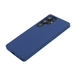 Samsung Galaxy S25 Ultra Clip-On Soft Touch Silk Series Mag Safe Compatible Case, Bleu - Img 3