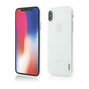 Vetter калъф за iPhone XS, X, с щипка, ултратънък, серия Air, прозрачен