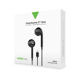 Casti Audio, Vetter ClearSound 3Gen - Căști In-Ear USB-C Handsfree - vetter.store _4