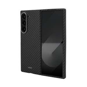 Huse Samsung Z Flip 6, Husa pentru Samsung Galaxy Z Flip6 5G, Clip-On, made from Aramid Fiber, compatibila MagSafe, Kevlar, Black - vetter.store