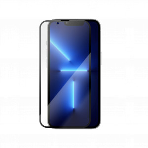 Hülle iPhone 14 Plus, 13 Pro Max, Vollrahmen aus gehärtetem Glas Vetter GO
