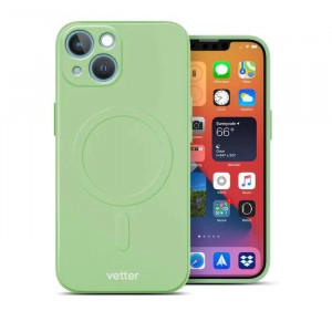 Husa iPhone 14 Plus Soft Pro Ultra, Compatibila MagSafe, Mint Green