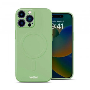 Husa iPhone 14 Pro Max Soft Pro Ultra, Compatibila MagSafe, Mint Green