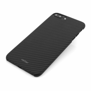 Outlet accesorii telefoane, 211, More Series, Husa iPhone 8 Plus, 7 Plus made from Aramid Fiber, Kevlar, Neagra, vetter.store