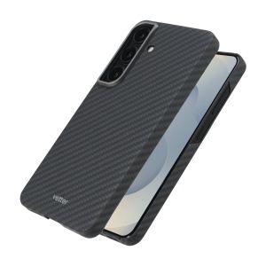 Huse Galaxy S25 Plus, Husa Samsung Galaxy S25 Plus Clip-On, made from Aramid Fiber, Kevlar, Compatibila MagSafe, Neagra - vetter.store_4