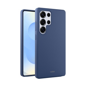 Huse Galaxy S25 Ultra, Husa Samsung Galaxy S25 Ultra Clip-On Soft Touch Silk Series Mag Safe Compatible, Blue - vetter.store