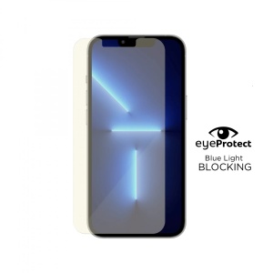 Schutzhülle iPhone 14 Plus, 13 Pro Max, EyeSafe 2. Generation, gehärtetes Glas mit Blaulichtblockierung