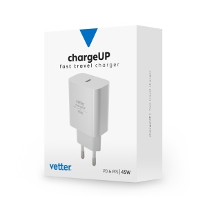 Cutia incarcatorului de priza Vetter chargeUP 45W