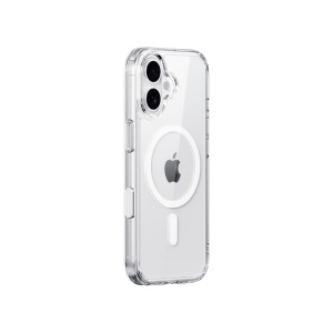 Husa pentru iPhone Air, MagSafe Compatible, Soft Pro Glitter, Transparent - vetter.store