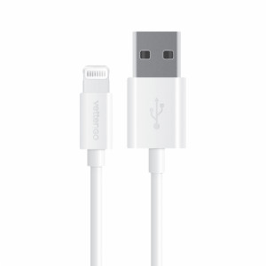 Cablu incarcare iPhone / iPad Vetter Go, Lightning, Alb
