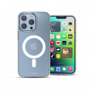 Huse iPhone 13 Pro, Husa Crystal Series, iPhone 13 Pro, Compatibila MagSafe, Transparent - vetter.store