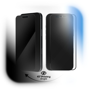 Unghiul de vizualizare de 45 de grade al foliei privacy Vetter pentru iPhone 18 Pro Max