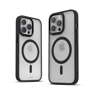 Huse iPhone 14 Pro, Husa iPhone 14 Pro Clip-On Hybrid Matt, Negru - vetter.store _2