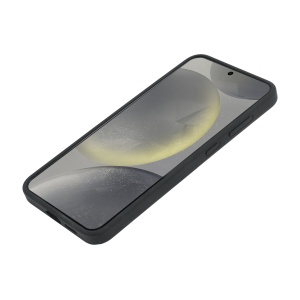 Husa Samsung Galaxy S25 Plus Clip-On Soft Touch Silk Series Mag Safe Compatible, Black - Img 2
