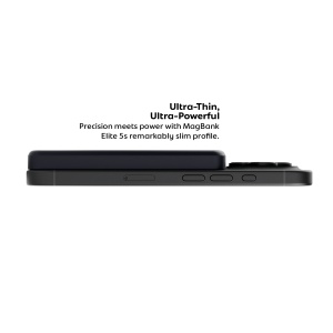 MagBank Elite 5s Qi2, Acumulator Compatibil MagSafe, 5000mAh, Negru - vetter.store_5