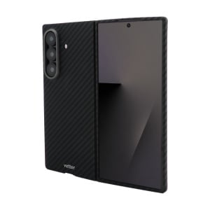 Huse Samsung Z Flip 7, Husa pentru Samsung Galaxy Z Flip7 5G, Clip-On, made from Aramid Fiber, compatibila MagSafe, Kevlar, Black - vetter.store
